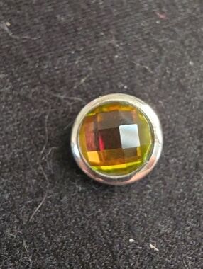 STYLE DOTS Original Multi Colored Faceted Crystal Snap Charm - Women's Jewelry